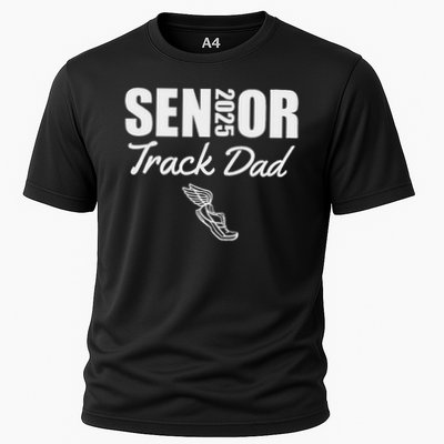 2025 Senior Track Dad Class Of 2025 Parent Run Jump Throw Performance Shirt