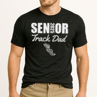 2025 Senior Track Dad Class Of 2025 Parent Run Jump Throw Performance Shirt