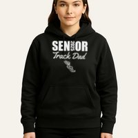 2025 Senior Track Dad Class Of 2025 Parent Run Jump Throw Hoodie