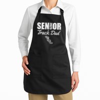 2025 Senior Track Dad Class Of 2025 Parent Run Jump Throw Apron