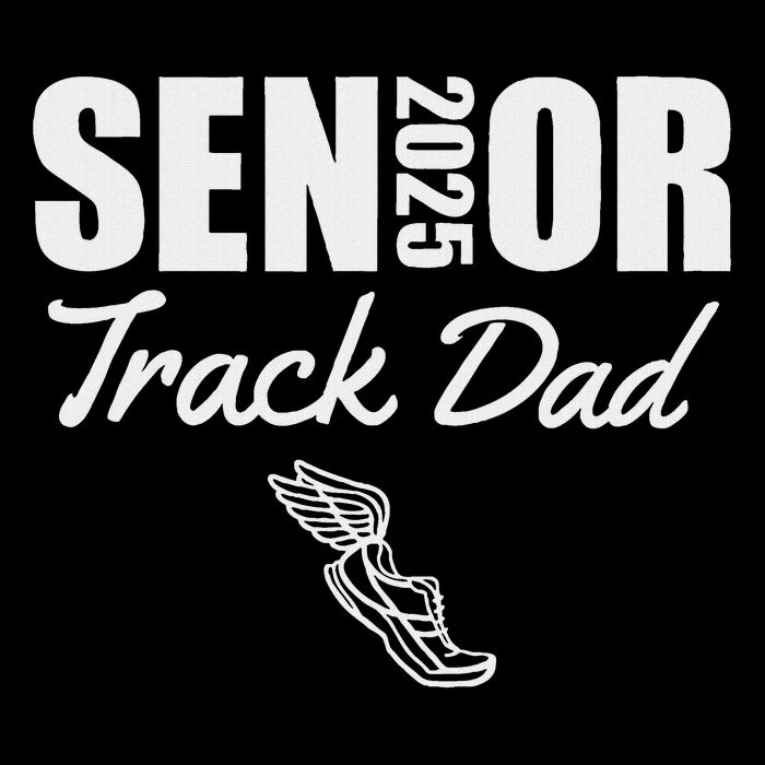 2025 Senior Track Dad Class Of 2025 Parent Run Jump Throw Button