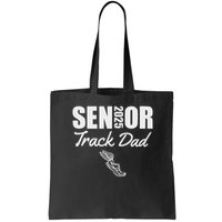 2025 Senior Track Dad Class Of 2025 Parent Run Jump Throw Bag