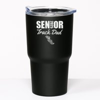 2025 Senior Track Dad Class Of 2025 Parent Run Jump Throw Tumbler