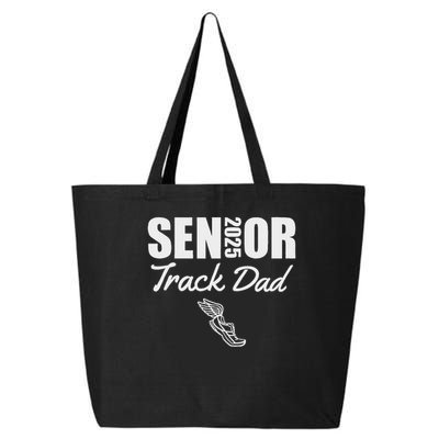 2025 Senior Track Dad Class Of 2025 Parent Run Jump Throw 25L Jumbo Tote