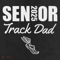 2025 Senior Track Dad Class Of 2025 Parent Run Jump Throw Trucker Hat
