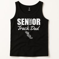 2025 Senior Track Dad Class Of 2025 Parent Run Jump Throw Tank Top
