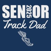 2025 Senior Track Dad Class Of 2025 Parent Run Jump Throw Infant Baby Jersey Bodysuit