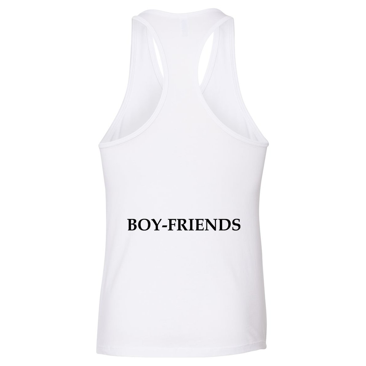 2 Side We Boy We Friends We Boyfriends Funny Saying Quote Womens Tank Top