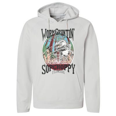 2005 Sopchoppy Worm Grunting Festival Performance Fleece Hoodie