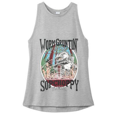 2005 Sopchoppy Worm Grunting Festival Ladies PosiCharge Tri-Blend Wicking Tank