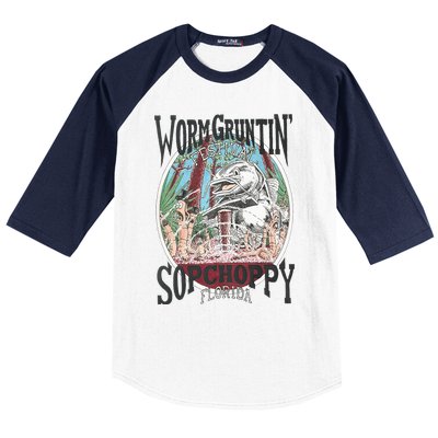 2005 Sopchoppy Worm Grunting Festival Baseball Sleeve Shirt