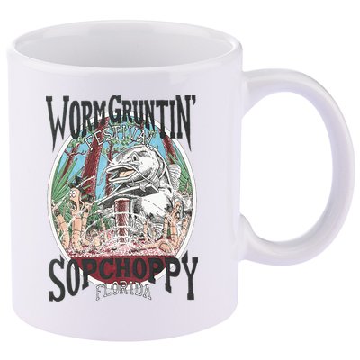 2005 Sopchoppy Worm Grunting Festival 11oz C Handle Ceramic Mug