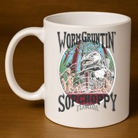 2005 Sopchoppy Worm Grunting Festival 11oz C Handle Ceramic Mug
