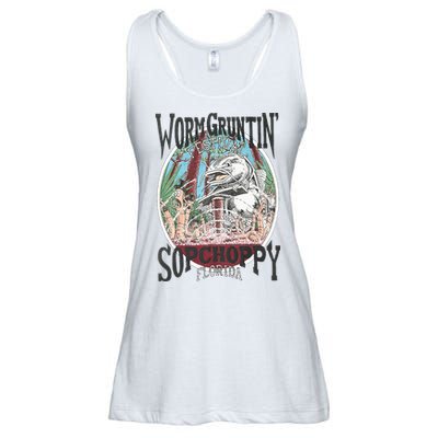 2005 Sopchoppy Worm Grunting Festival Ladies Essential Flowy Tank