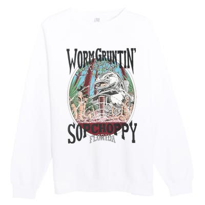 2005 Sopchoppy Worm Grunting Festival Premium Crewneck Sweatshirt