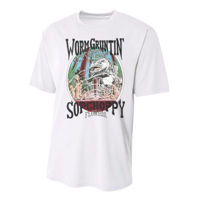 2005 Sopchoppy Worm Grunting Festival Performance Sprint T-Shirt