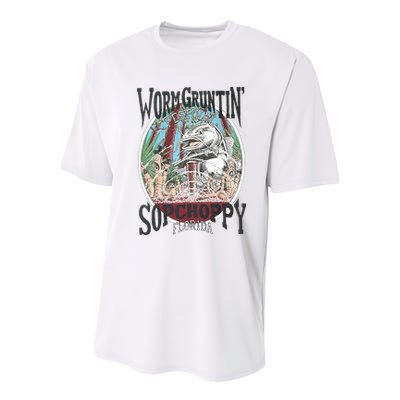 2005 Sopchoppy Worm Grunting Festival Youth Performance Sprint T-Shirt