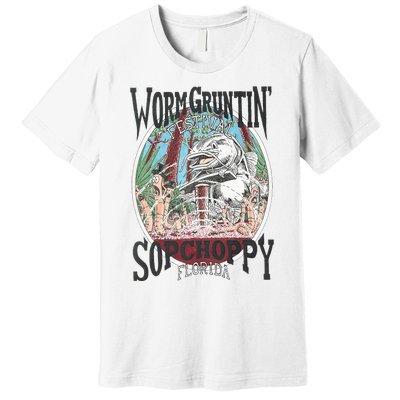 2005 Sopchoppy Worm Grunting Festival Premium T-Shirt