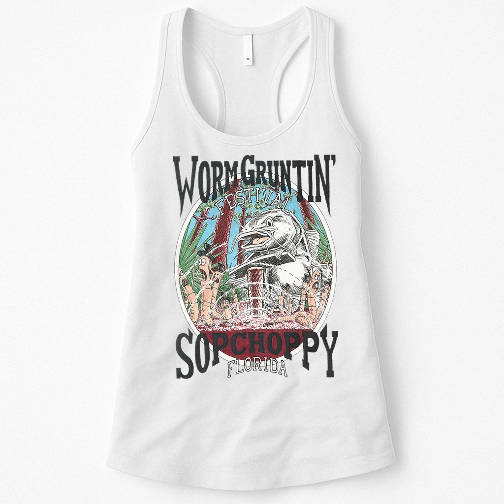 2005 Sopchoppy Worm Grunting Festival Womens Tank Top