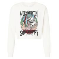 2005 Sopchoppy Worm Grunting Festival Cropped Pullover Crew