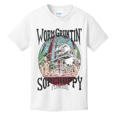 2005 Sopchoppy Worm Grunting Festival Kids T-Shirt