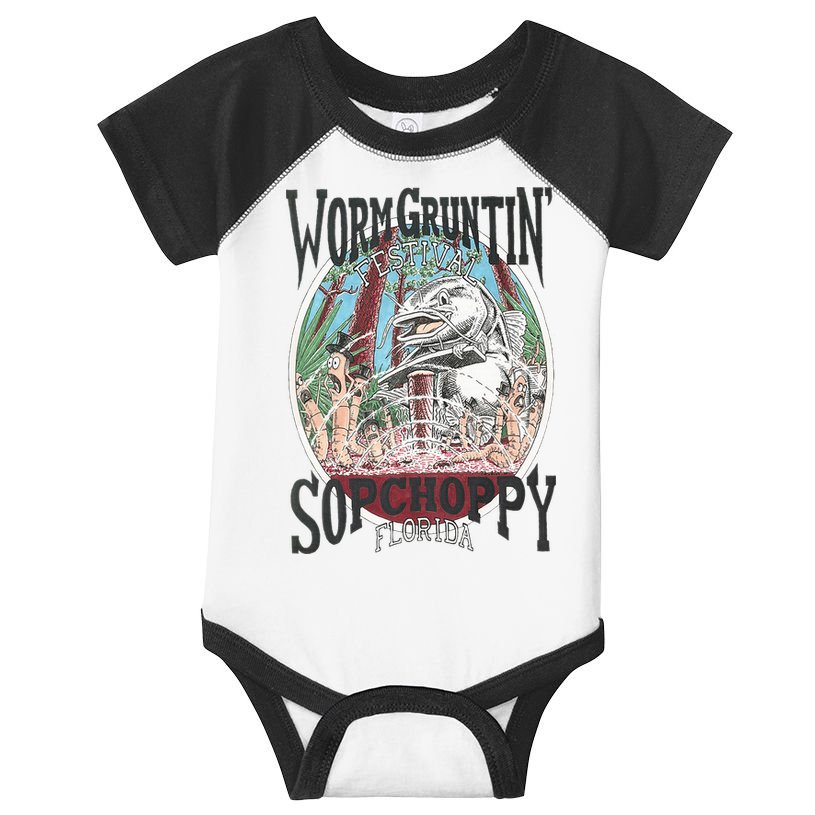 2005 Sopchoppy Worm Grunting Festival Infant Baby Jersey Bodysuit