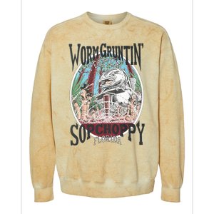 2005 Sopchoppy Worm Grunting Festival Colorblast Crewneck Sweatshirt