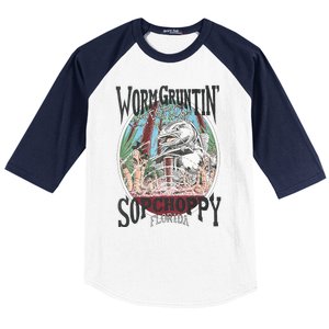 2005 Sopchoppy Worm Grunting Festival Baseball Sleeve Shirt