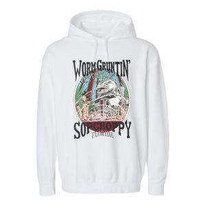 2005 Sopchoppy Worm Grunting Festival Garment-Dyed Fleece Hoodie