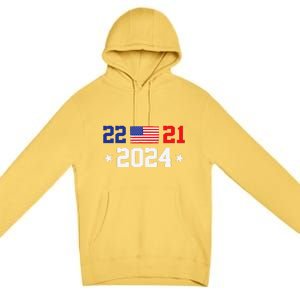 22 To 21 Final Score 2024 Trump Premium Pullover Hoodie