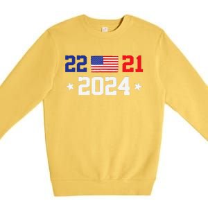 22 To 21 Final Score 2024 Trump Premium Crewneck Sweatshirt