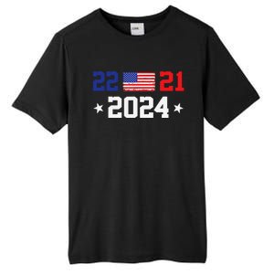 22 To 21 Final Score 2024 Trump Tall Fusion ChromaSoft Performance T-Shirt