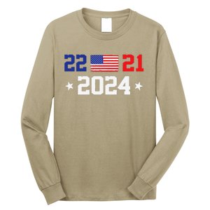 22 To 21 Final Score 2024 Trump Long Sleeve Shirt