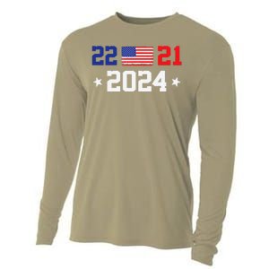 22 To 21 Final Score 2024 Trump Cooling Performance Long Sleeve Crew