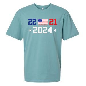 22 To 21 Final Score 2024 Trump Sueded Cloud Jersey T-Shirt