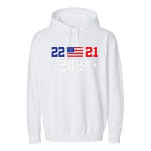 22 To 21 Final Score 2024 Trump Garment-Dyed Fleece Hoodie