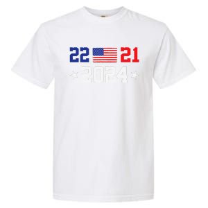 22 To 21 Final Score 2024 Trump Garment-Dyed Heavyweight T-Shirt