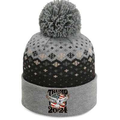 2024 Trump The Baniff Cuffed Pom Beanie