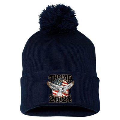 2024 Trump Pom Pom 12in Knit Beanie