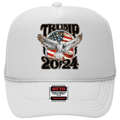 2024 Trump High Crown Mesh Back Trucker Hat