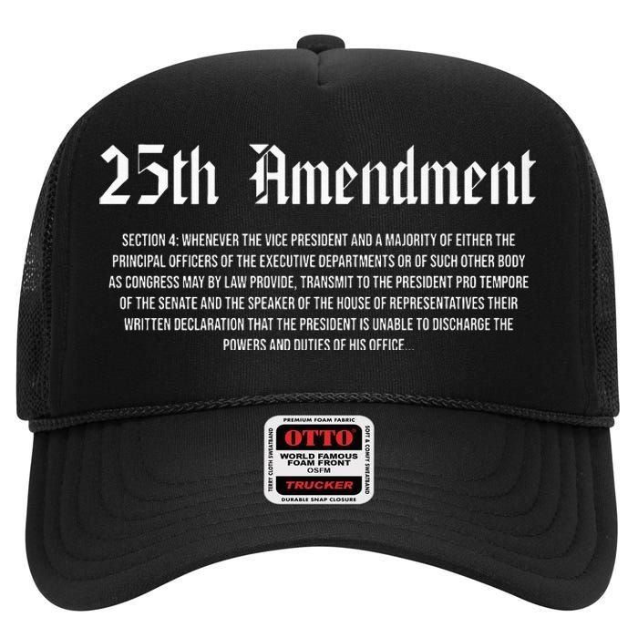 25th The 46th High Crown Mesh Back Trucker Hat