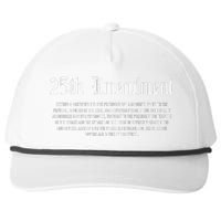 25th The 46th Snapback Five-Panel Rope Hat