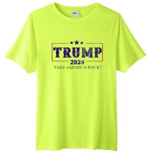 2024 Take America Back Trump Make America Tall Fusion ChromaSoft Performance T-Shirt