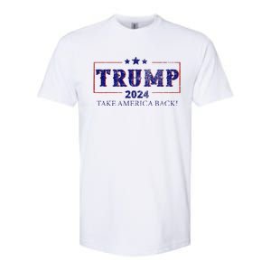 2024 Take America Back Trump Make America Softstyle CVC T-Shirt