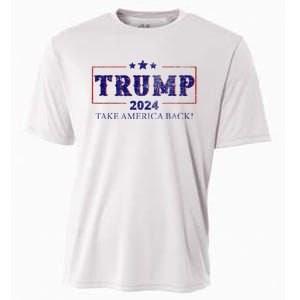 2024 Take America Back Trump Make America Cooling Performance Crew T-Shirt