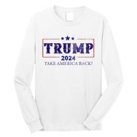 2024 Take America Back Trump Make America Long Sleeve Shirt