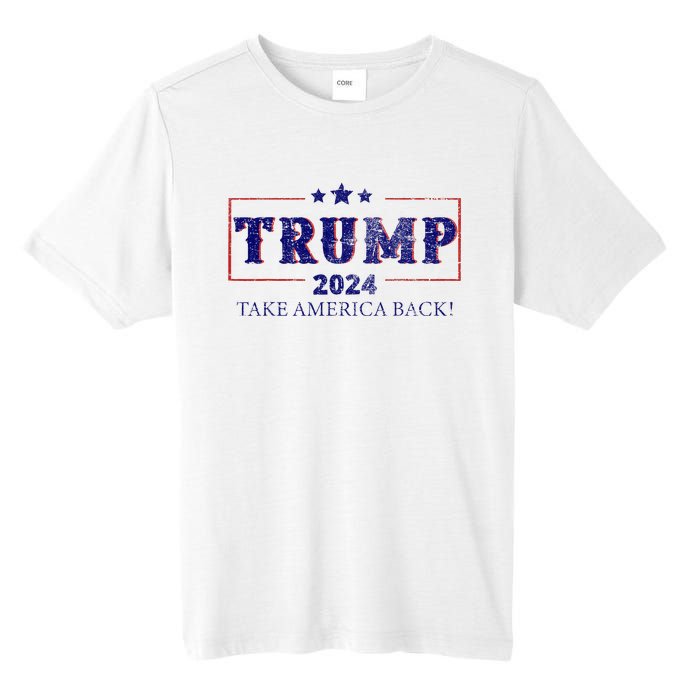 2024 Take America Back Trump Make America Tall Fusion ChromaSoft Performance T-Shirt