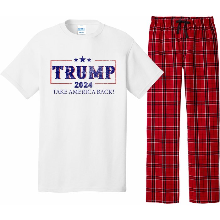 2024 Take America Back Trump Make America Pajama Set