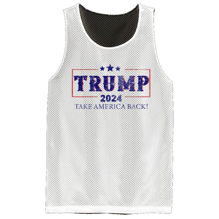 2024 Take America Back Trump Make America Mesh Reversible Basketball Jersey Tank