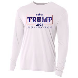 2024 Take America Back Trump Make America Cooling Performance Long Sleeve Crew